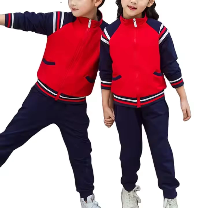 Spring-and-Autumn-Season-High-School-Uniform-Sports-Wear-Tracksuit-for-Students-Kindergarten-School-Uniform