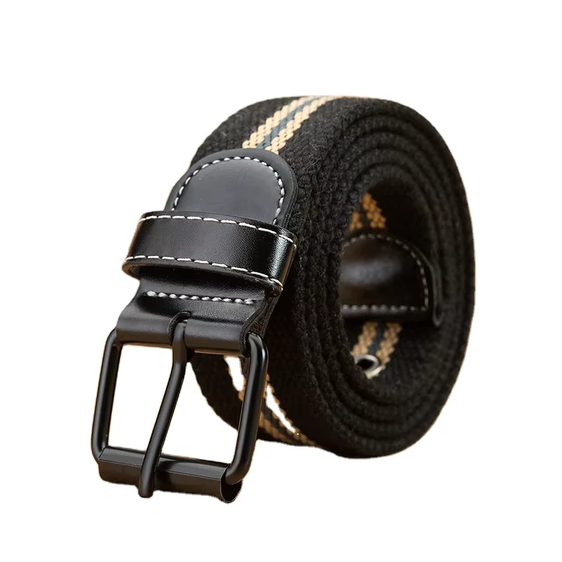 Stock-Fashion-Straps-Leisure-Belts-Thick-Canvas-Belts