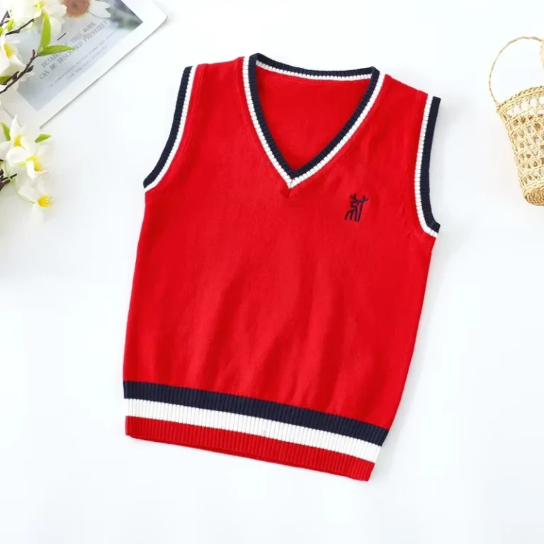 Stock-Kids-Clothes-School-Uniform-Sweater-Primary-School-Kids-Uniforms-Waistcoat-Baby-Vests