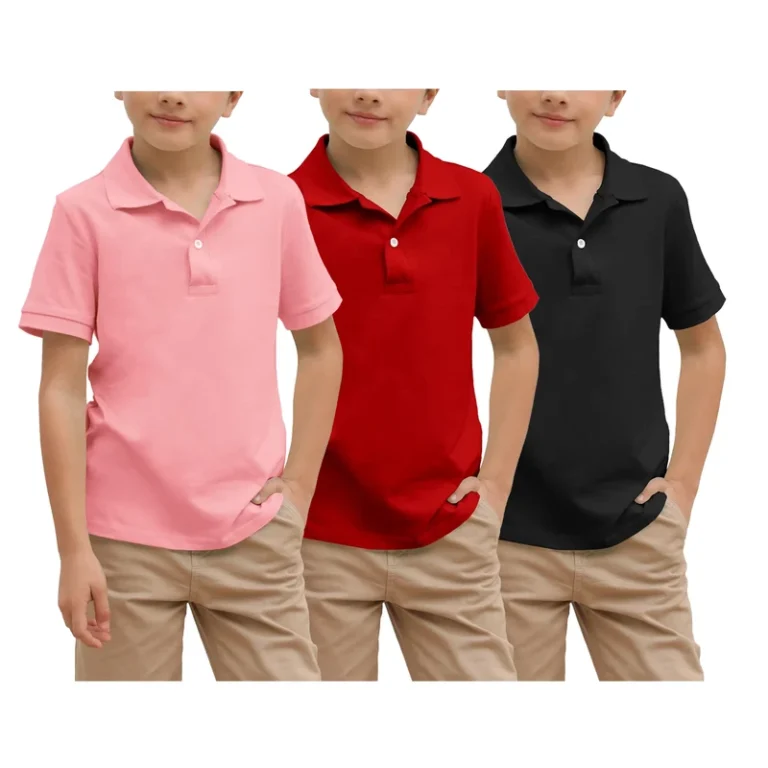 Stretch-Cotton-Blend-Sport-Shirts-for-Boys-Children-School-Uniform-Short-Sleeve-Polo-Shirt-Multiple-Colors