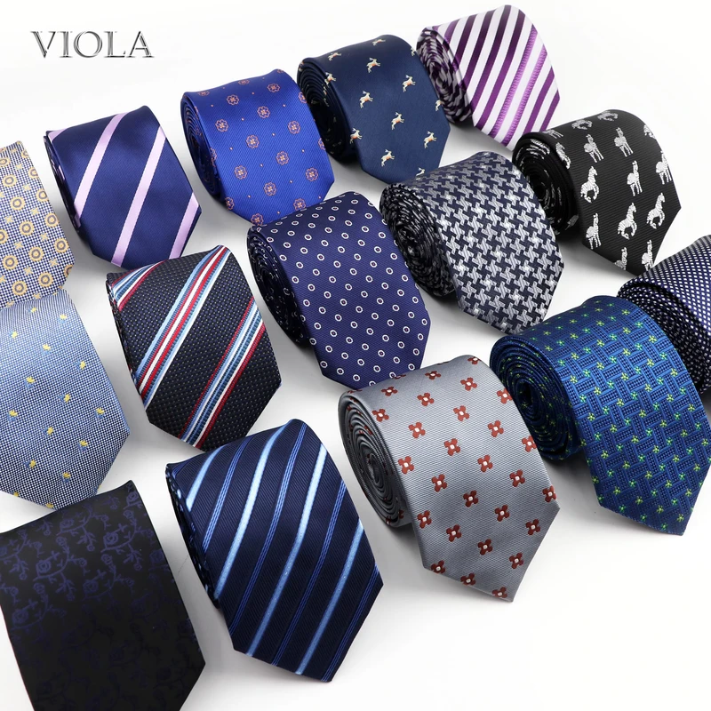 Striped-Dot-Floral-Jacquard-Polyester-7cm-Necktie-Red-Blue-Men-Business-Suit-Formal-Tie-Fashion-Shirt-Accessories-Cravat-Gift