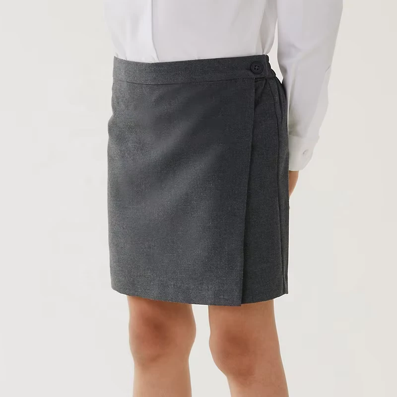 Student-Dress-School-Skirt-Uniform-Flat-Front-School-Culottes-Regular-Fit-Skort-Girl-School-Skirt-Manufacture