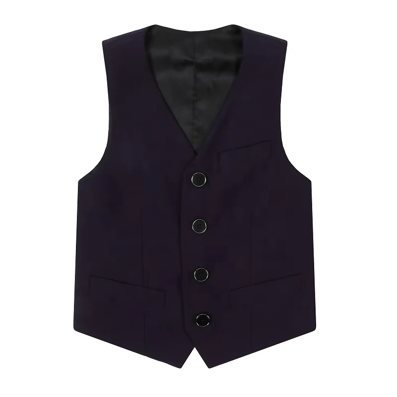 Student-School-Uniforms-Customized-Girls-Boys-Waistcoat-School-Vest-1