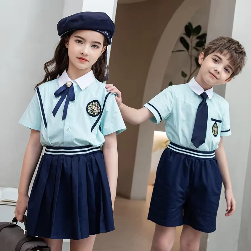 Student-Uniform-Kids-Sets-Designs-Primary-School-Uniforms-Middle-School-Uniform-School-Clothes-Customized-Boys-and-Girls