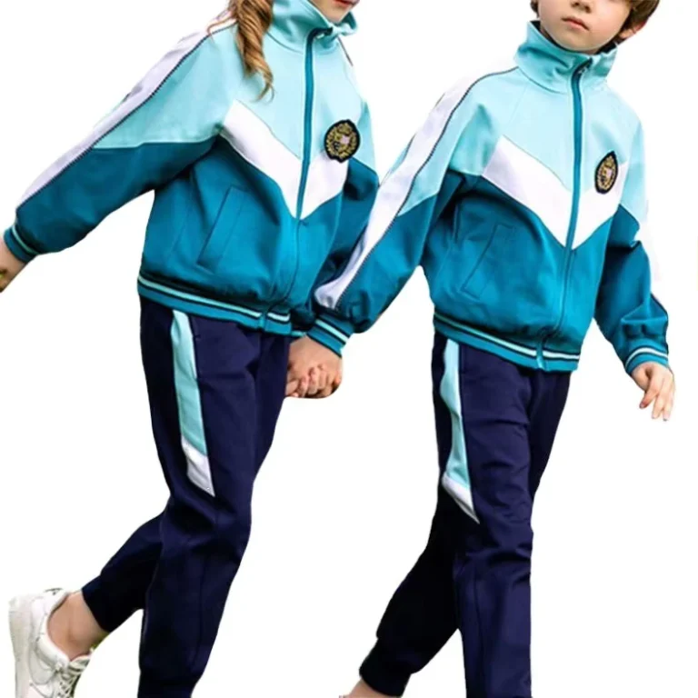 Students-Spring-and-Autumn-Sports-Suit-Zipper-Shirt-Two-piece-Set-Custom-Designs-for-Primary-School-Uniforms