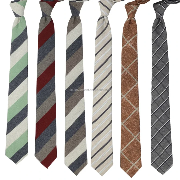 Stylish-Striped-Polyester-Cravat-for-Professional-Business-Meetings-Handmade-Velvet-Skinny-Tie-for-Business
