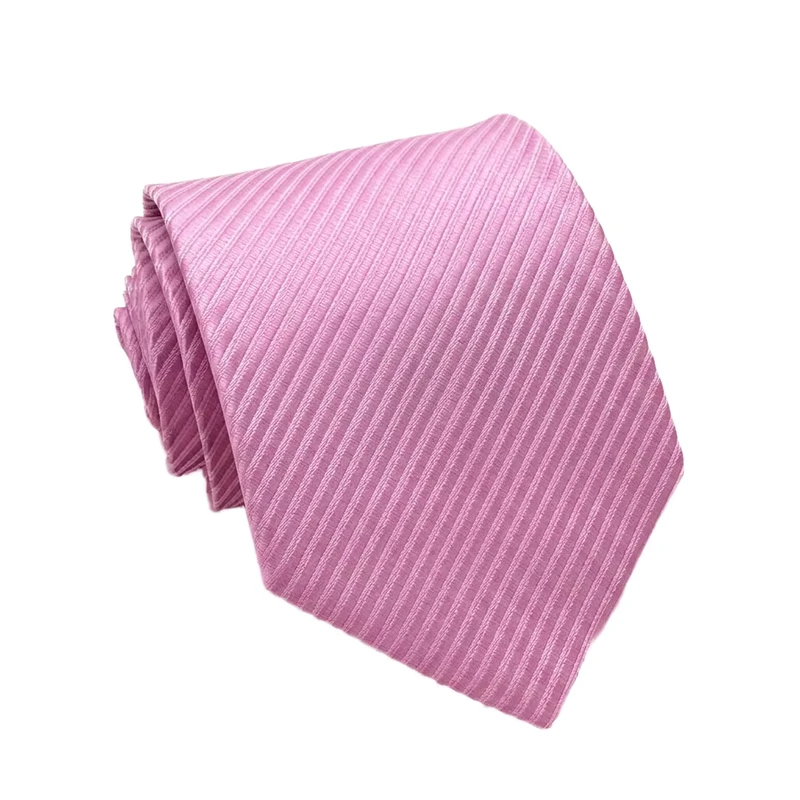 Subtle-Pink-Solid-Woven-Neck-Tie-Red-Plain-Color-Custom-Jacquard-Silk-Woven-Neckties-for-Men-Wedding