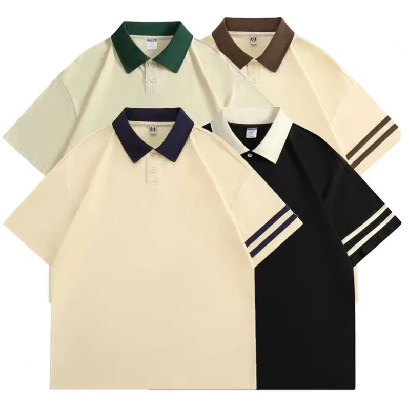 Summer-Breathable-Cotton-Lapel-Collar-T-shirt-Custom-Polo-Shirts-With-Embroidery-Logo-Cotton-T-Shirt-Polo-shirts