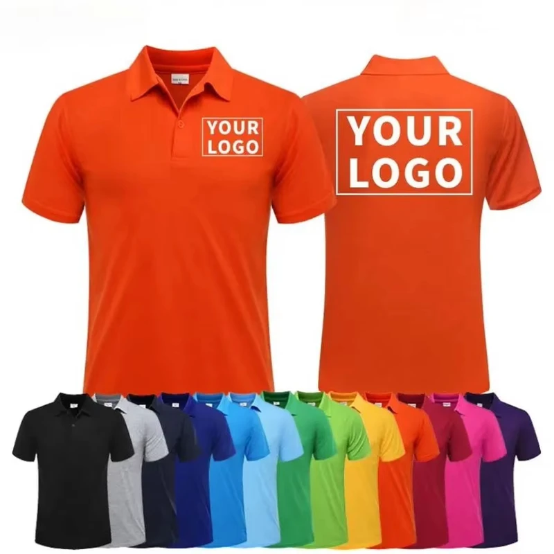Summer-Casual-Short-Sleeved-Knitted-Polo-Uniforms-Shirts-T-shirt-Custom-Logo-Embroidery-Printing-For-Mens