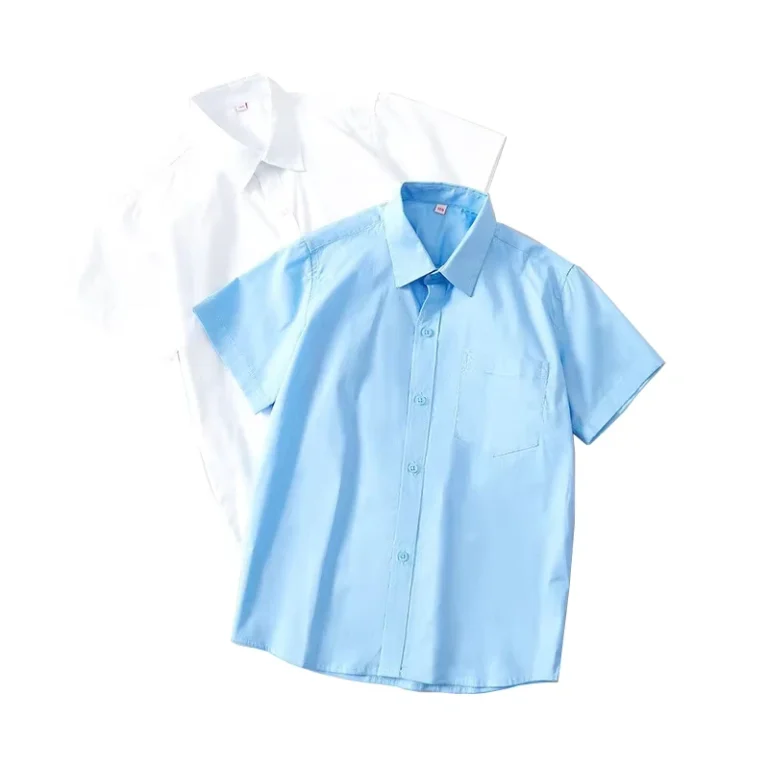 Summer-Custom-Solid-Blue-Kids-Polo-Shirt-Short-Sleeve-100Cotton-Boy-School-Uniforms-Shirts-With-Decoration-Pocket