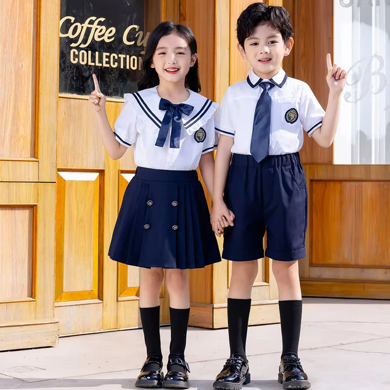 Summer-New-Fashion-Design-Skirts-Pants-Breathable-School-Uniform-High-Quality-Students-Shirt-Skirts-School-Uniforms