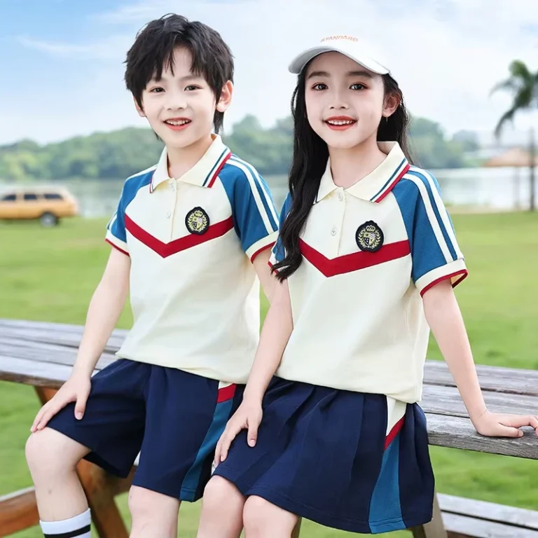 Summer-Primary-School-Students-School-Uniform-Set-Childrens-Academy-Style-Kindergarten-Sportswear-Two-Piece-Class-Uniform