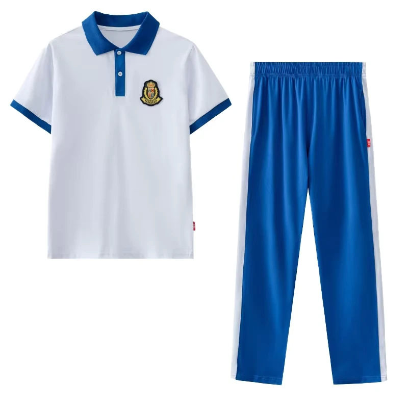 Summer-Sports-Meeting-Class-Uniform-Quick-Drying-Breathable-Short-Sleeved-Custom-Student-School-Uniforms
