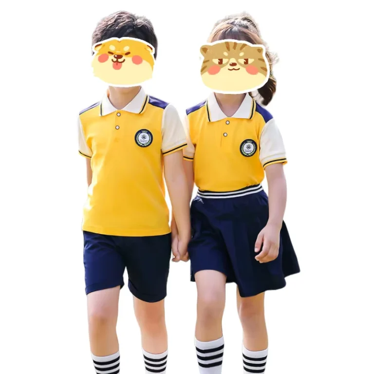 Summer-Sports-Uniforms-for-Kids-Low-MOQ-Pre-School-Girls-Polo-Skirt-Pants-Top