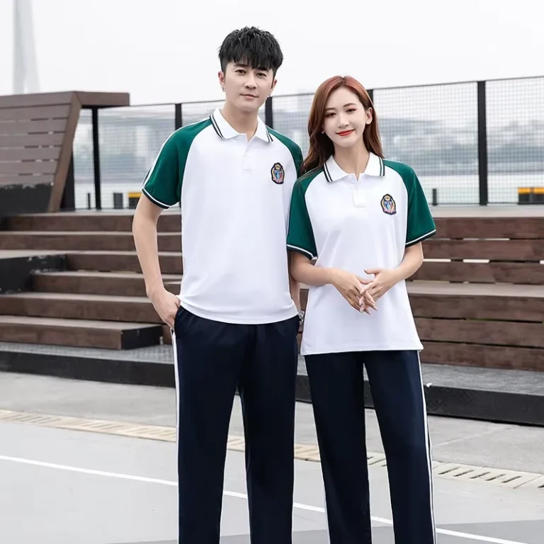 Summer-Student-Uniform-Set-Primary-Middle-High-School-Class-Uniform-Unisex-Short-Sleeve-Long-Pants-Sportswear