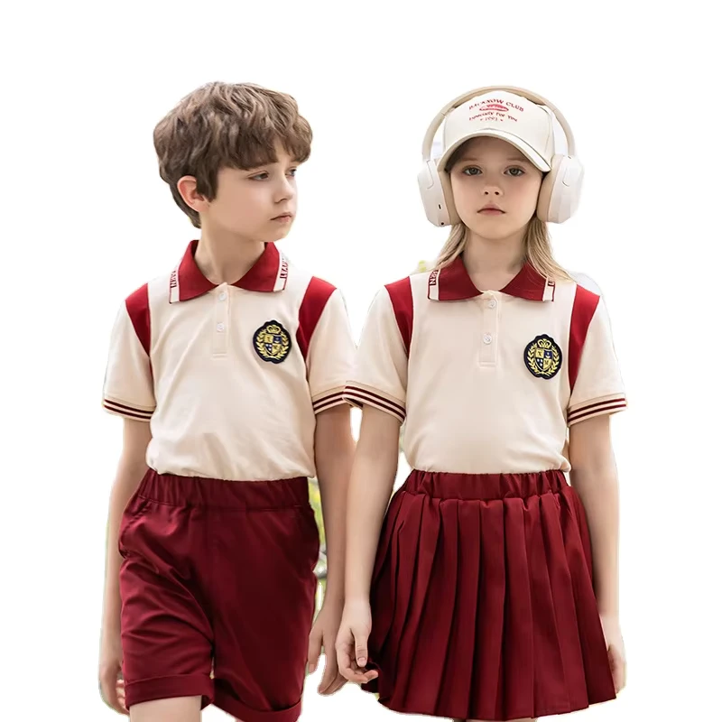 Super-Cute-Girls-School-Uniform-Design-Custom-Africa-Polo-Shirt-Skirts-School-Uniform-for-Girls