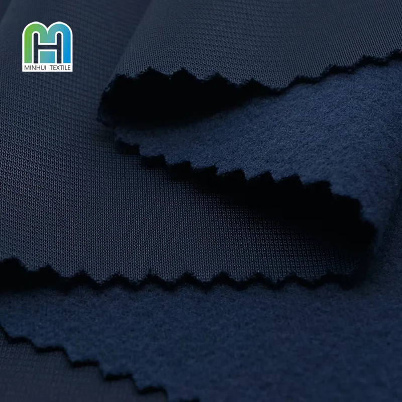Super-Poly-Brushed-Tricot-Fabric-180GSM-220GSM-Navy-Blue-Black-for-School-Uniform-Sportswear-Tracksuit