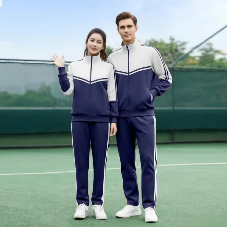 Super-Poly-Tracksuit-100-Polyester-Tricot-Knit-High-School-Training-Wear-Uniform-for-Boys-and-Girls-for-Children