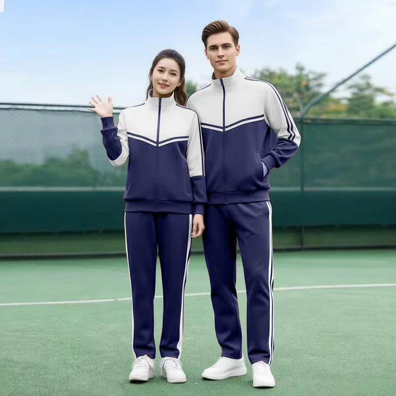 Super-Poly-Tracksuit-100-Polyester-Tricot-Knit-High-School-Training-Wear-Uniform-for-Boys-and-Girls-for-Children