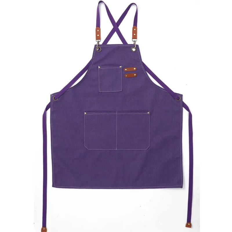 Thickened-Childrens-Canvas-Apron-for-Cross-border-Art-Studio-Waterproof-Coffee-Education-Apron