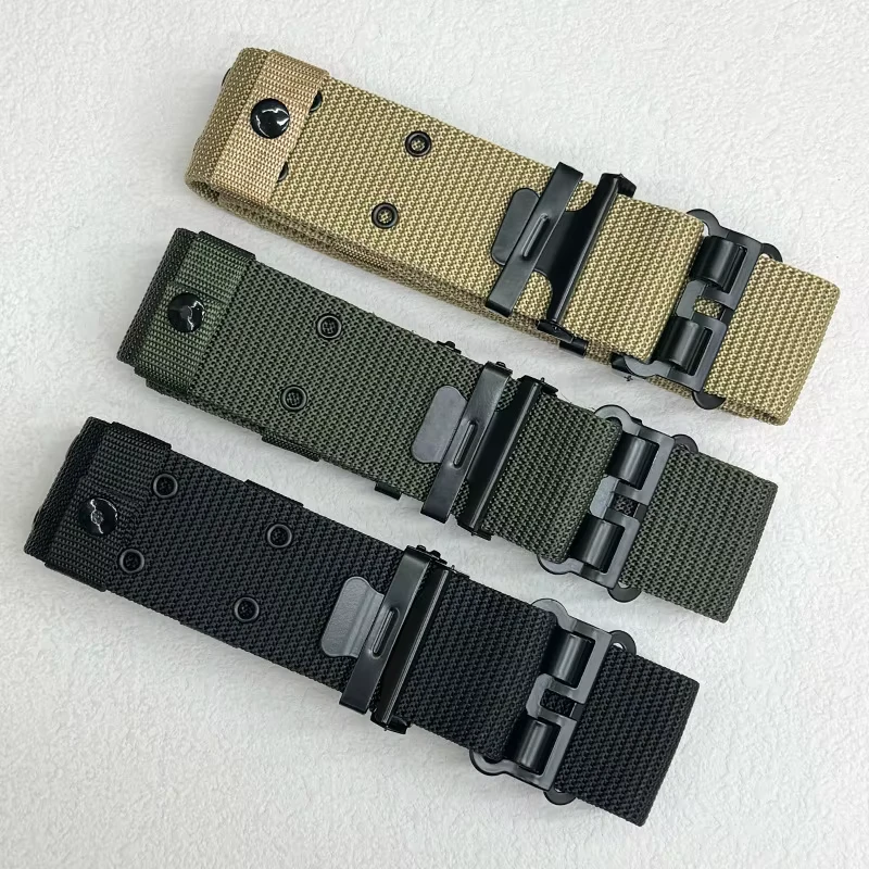 Thickened-Security-Guard-Training-Belt-Labor-protection-Woven-Canvas-Belt-Multi-functional-American-S-Belt-for-Security-Guards