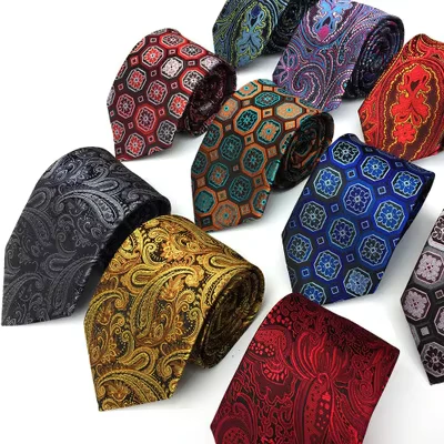 Ties016-New-Trendy-Paisley-Polyester-Tie-for-Men-for-Social-Suits