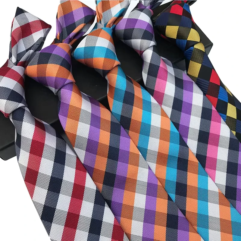 Top-Selling-the-Neckties-Polyester-Gravatas-Classic-Necktie-Display-Design-Sample-Checked-Man-Tie-Plaid-Tie