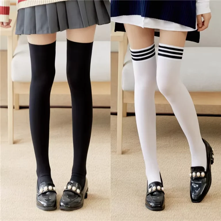 Trending-Japanese-School-Girl-JK-Socks-Striped-Over-the-Knee-Thigh-High-Socks-Preppy-Style-Breathable-Cotton-Uniform-Socks