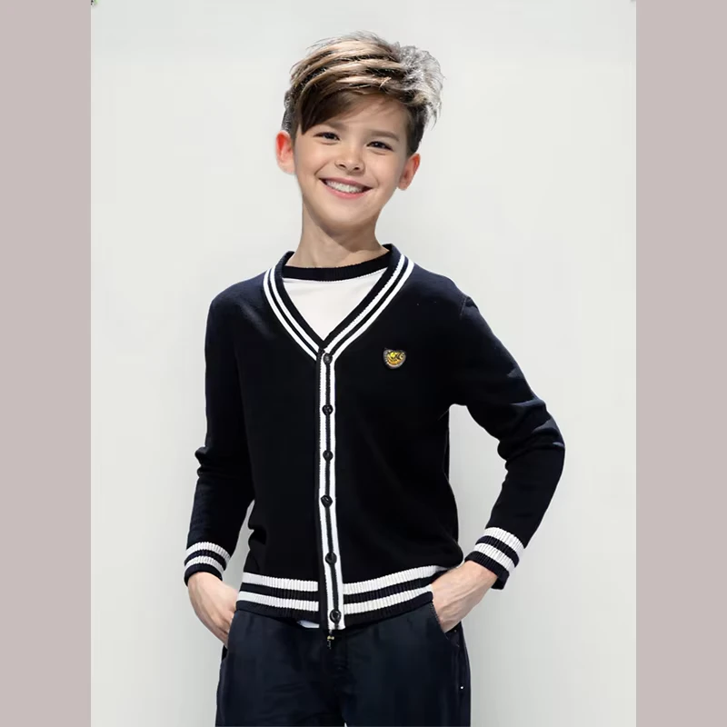 Trendy-and-Cozy-Korean-Style-Plaid-Knitwear-for-Kids-Elevate-Your-Childs-School-Uniform