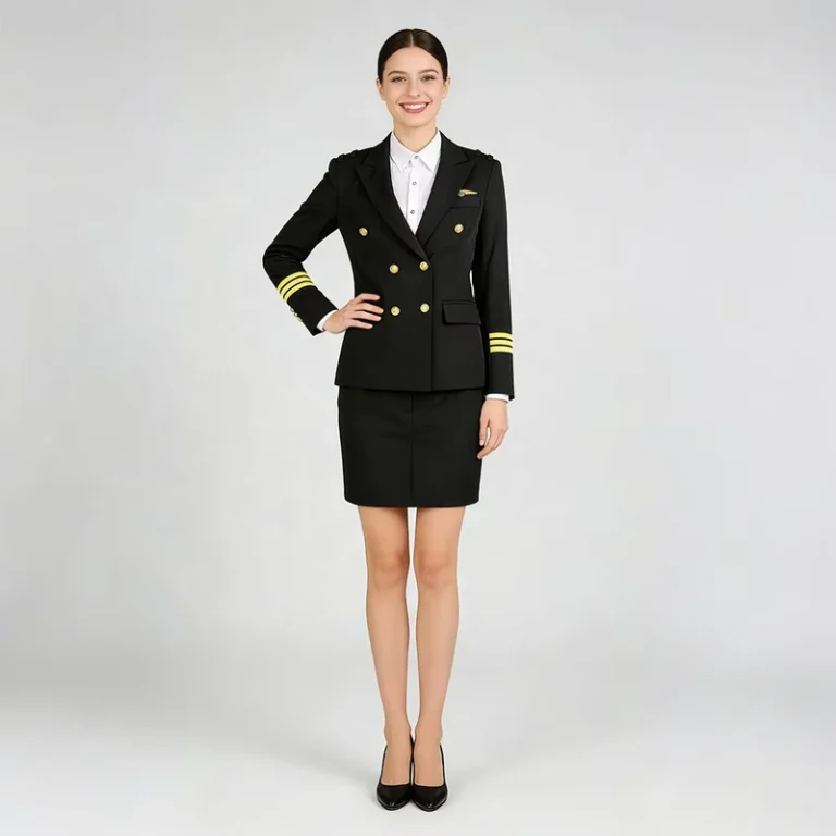 ULTAC-Stock-White-Long-Sleeve-Polyester-Shirt-Female-Flight-Attendant-Pilot-Suit-Outfit-Women-Airline-Pilot-Hostess-Uniforms