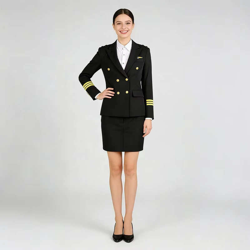 ULTAC-Stock-White-Long-Sleeve-Polyester-Shirt-Female-Flight-Attendant-Pilot-Suit-Outfit-Women-Airline-Pilot-Hostess-Uniforms
