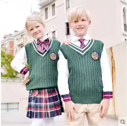 Unisex-Cotton-Jersey-School-Uniform-Set-Primary-to-High-School-Sport-Design-for-Boys-and-Girls