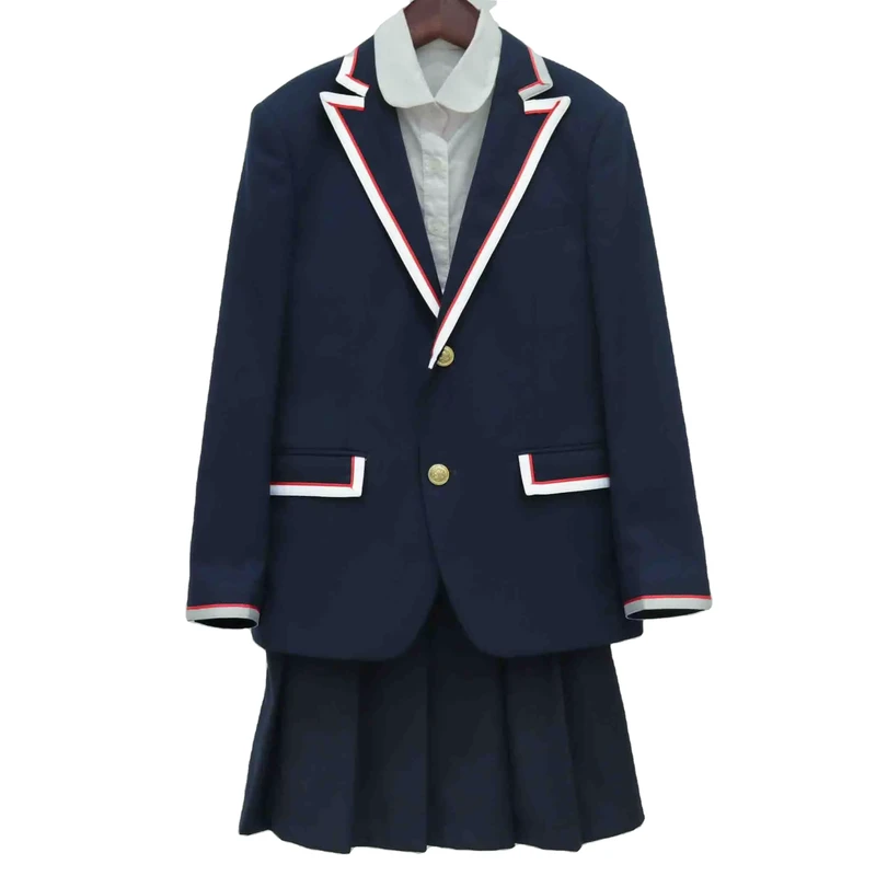 Unisex-Polyester-Cotton-Children-School-Blazer-Uniform-Blue-School-Blazer-Primary-School-Uniform