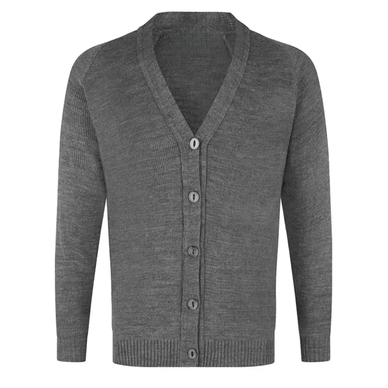 Unisex-Primary-School-Uniform-Knitted-Cardigan-Sweater-Long-Sleeved-Coat-in-Polyester-Cotton