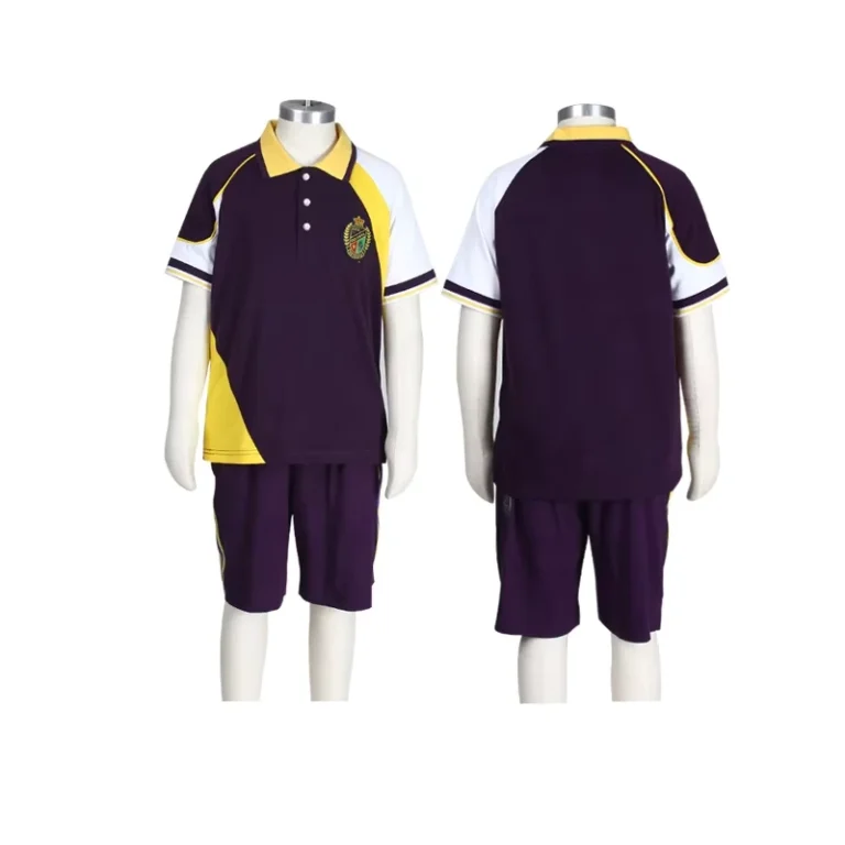 Unisex-Summer-School-Sports-Uniform-Shirt-and-Short-Set-for-School-Boys-and-Girls