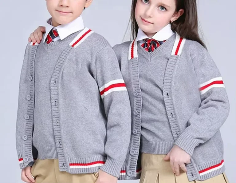 VSCOO-School-Uniform-Sweater-2-Pieces-Sets-Sleeveless-V-Neck-Pullover-Vest-Cardigan-Long-Sleeve-Sweater-Coat