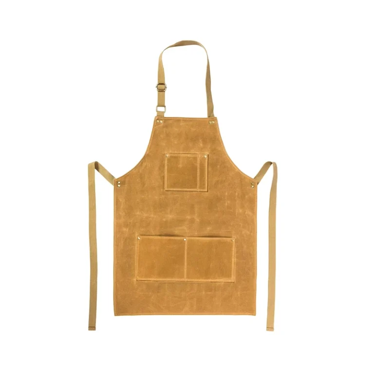 Waxed-Canvas-Kids-Childs-Work-Apron-Heavy-Duty-Tool-Apron-OEM-Accepted