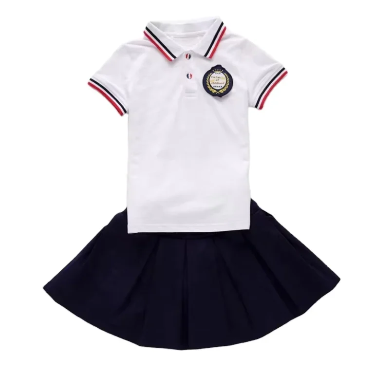 White-Anti-Wrinkle-Cotton-Bamboo-Fiber-School-Uniform-for-Shirts