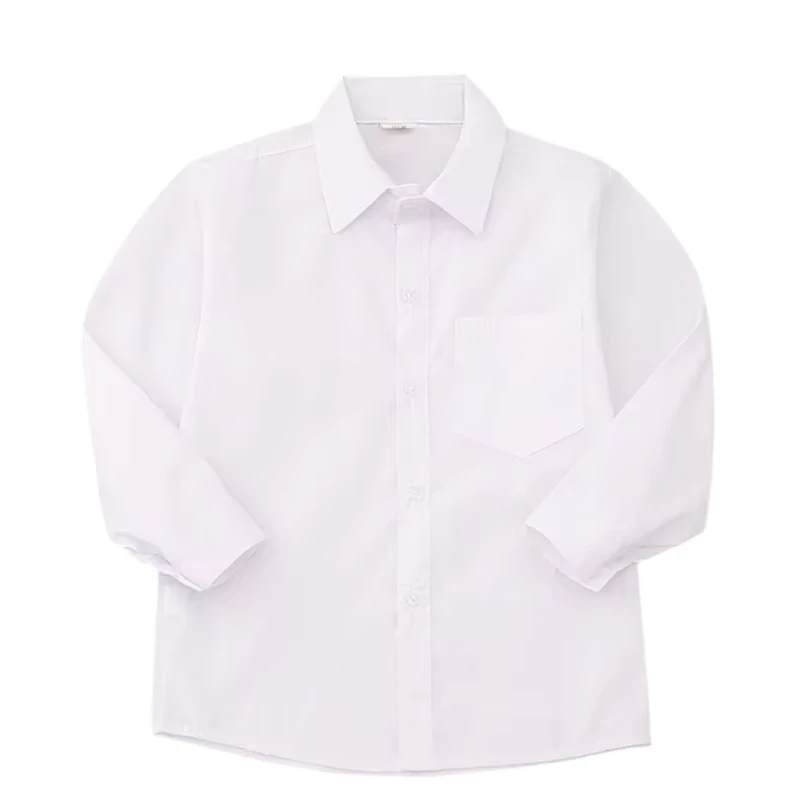 White-Button-Down-Dress-Shirt-for-Boys-and-Girls-Long-Sleeves-School-Uniform-Top-for-Children-Budget-Friendly-Option