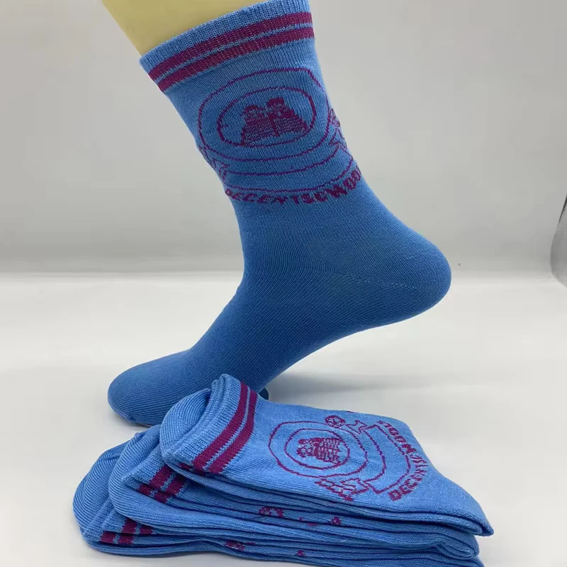 Wholesales-African-Custom-Logo-Design-Cotton-Polyester-Solid-Color-Uniform-School-Boys-and-Girls-Student-Socks