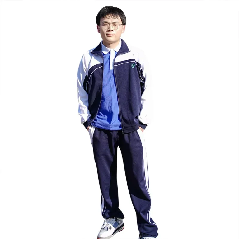 Winter-Middle-School-Uniform-Zipper-Coat-Suit