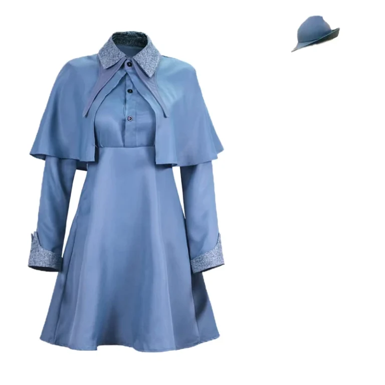 Wizard-School-Witch-Fleur-Isabelle-Delacour-Cosplay-Costume-Beauxbaton-Magic-Women-School-Uniform-Hat-Dress-Suit-Halloween