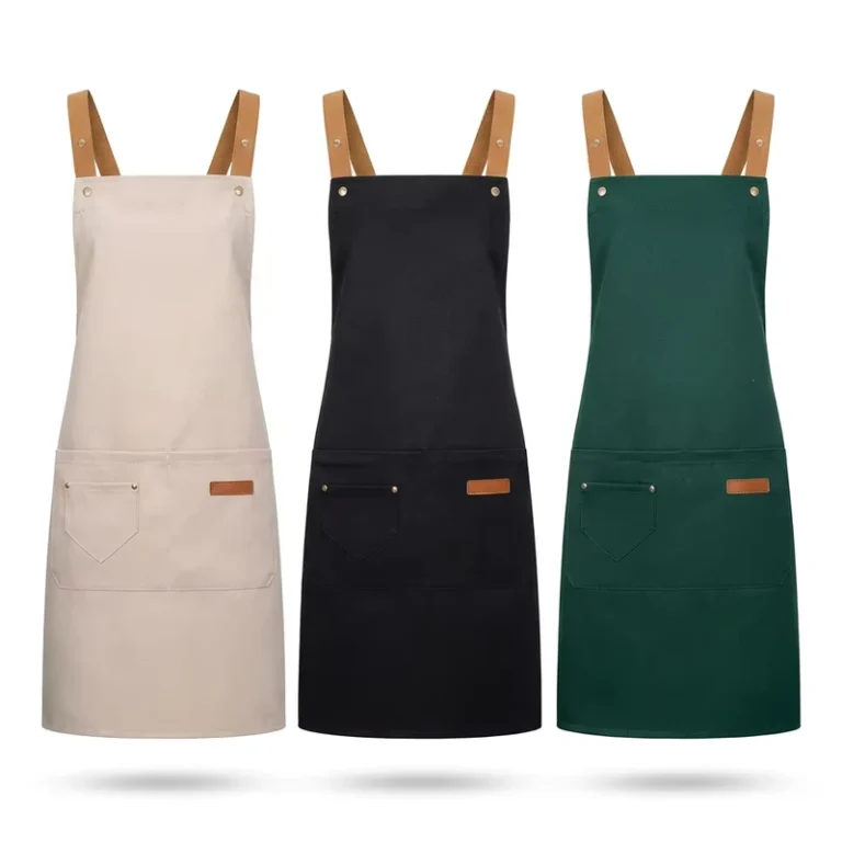 Womens-Custom-Printed-Cotton-Bib-Apron-for-Summer-Work-Waterproof-Oil-Proof-and-Thin-Stain-Resistant-for-Cleaning-on