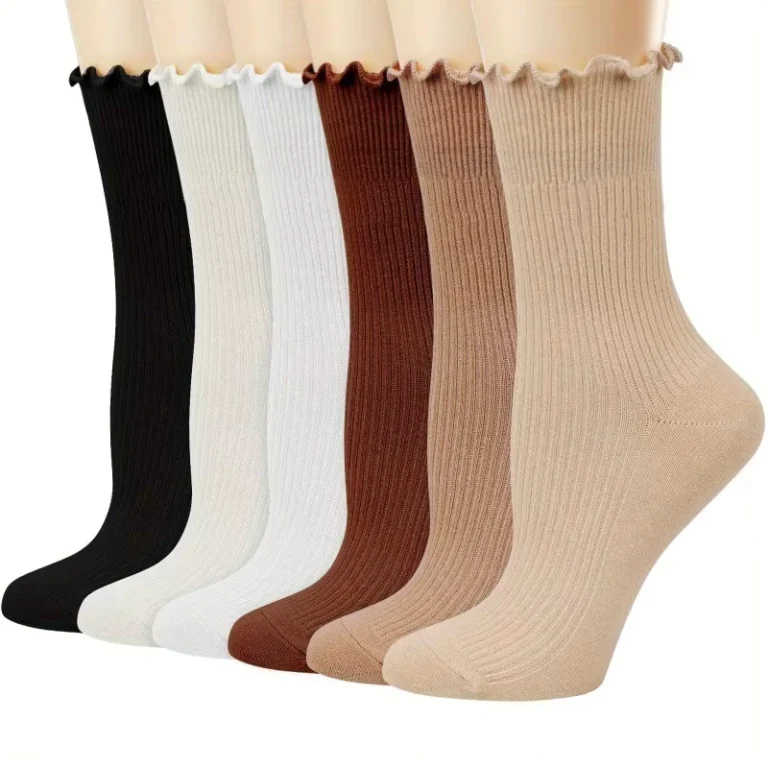 Womens-Performance-Solid-Color-Crew-Dress-Socks-Bamboo-Material-School-Uniform-for-Kids-Winter-Season-Low-Price-Customizable