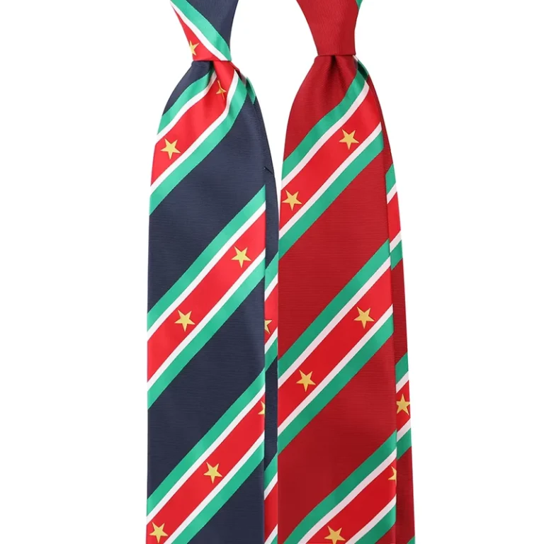 Woven-Jacquard-Stripe-Necktie-Customized-Star-Logo-Microfiber-Tie-Fashion-Cravates-En-Polyester
