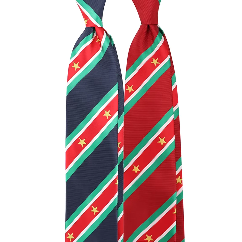 Woven-Jacquard-Stripe-Necktie-Customized-Star-Logo-Microfiber-Tie-Fashion-Cravates-En-Polyester