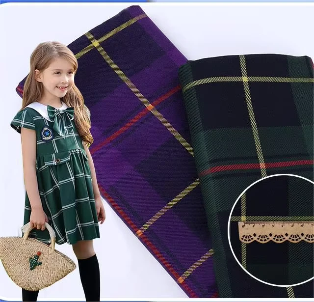 Woven-Yarn-dyed-Durable-Polyester-Rayon-Crisp-Neat-Resistant-Pilling-Classic-Washable-Boys-School-Uniform-Skirt-Very-Bag