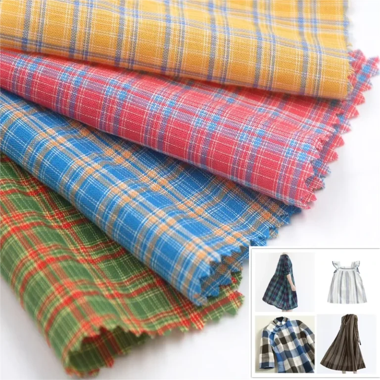 Yarn-Dyed-Flannel-Fabric-Custom-Plaid-100-Cotton-Woven-Flannel-Check-Fabrics-for-Skirt-School-Uniform-Shirts-Fabric-Gingham