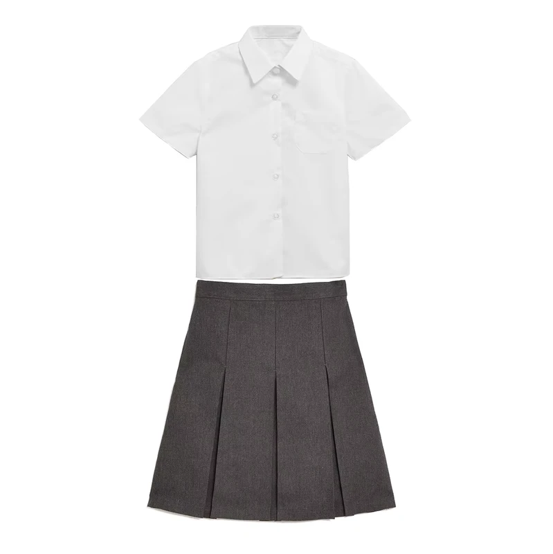 Yellow-Dresses-School-Jumper-Skirt-Short-Sleeve-Shirts-Uniform-Set-for-Student-School-Uniform-Girls-Pinafores-Shirt-Set